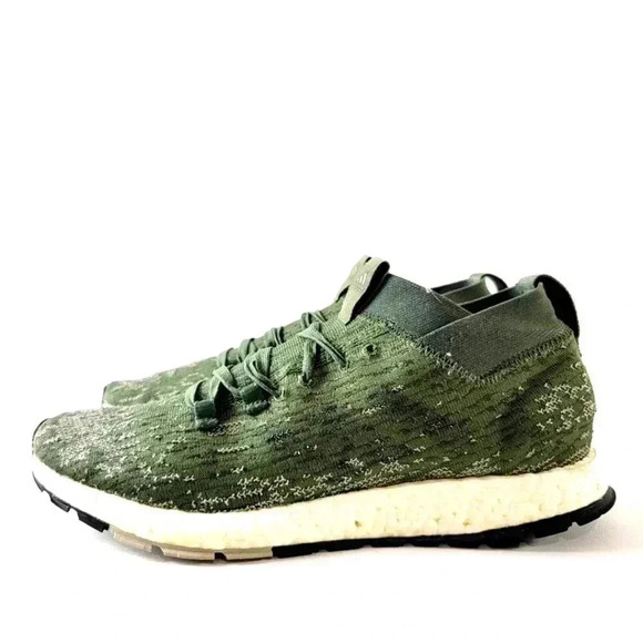 Adidas PureBOOST RBL Base Green Shoes - 10.5 - Picture 1 of 10